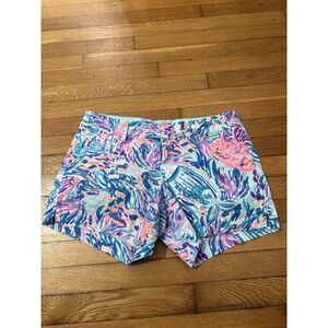 Lilly Pulitzer Size 10 Callahan Shorts Multicolor Floral 5"